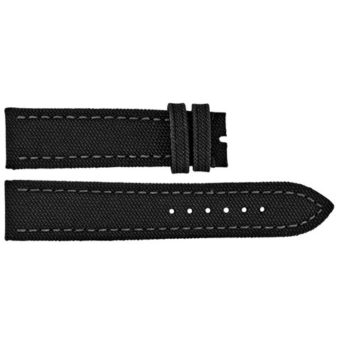 canvas strap breitling|Breitling 24mm Black Canvas Strap 104W .